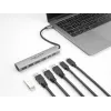 DeLOCK 64232 Laptop Dock Wired USB 3.2 Gen 1 Type-A Type-C Grey