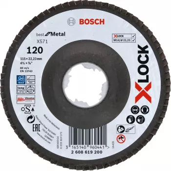 Grinding disc Bosch X-LOCK X571 BEST FOR METAL
