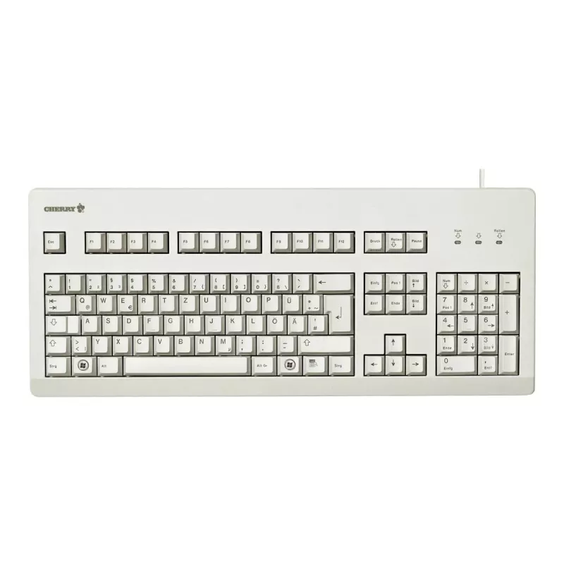 CHERRY G80-3000 keyboard Universal USB QWERTZ German Grey
