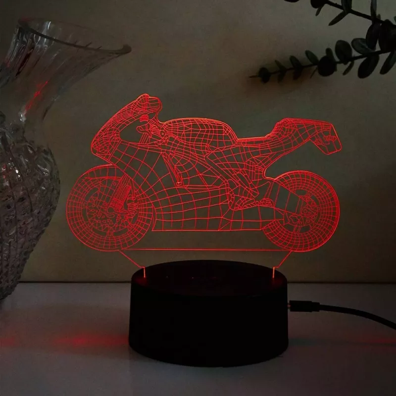 LED vehicle decorative lamp MANTA SNL121RGB RGB 3D light for cars and motorcycles