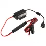 Mobile device charger RAM Mounts RAM-GDS-CHARGE-V7B1U — indoor USB charger, 10–30V input, 9V max output, 2.5A, 1.2m cable, black/red