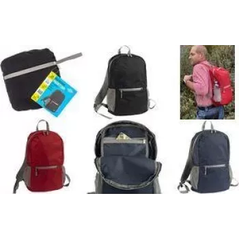 Backpack WEDO 582701, synthetic fabric, black, 12–13 L capacity