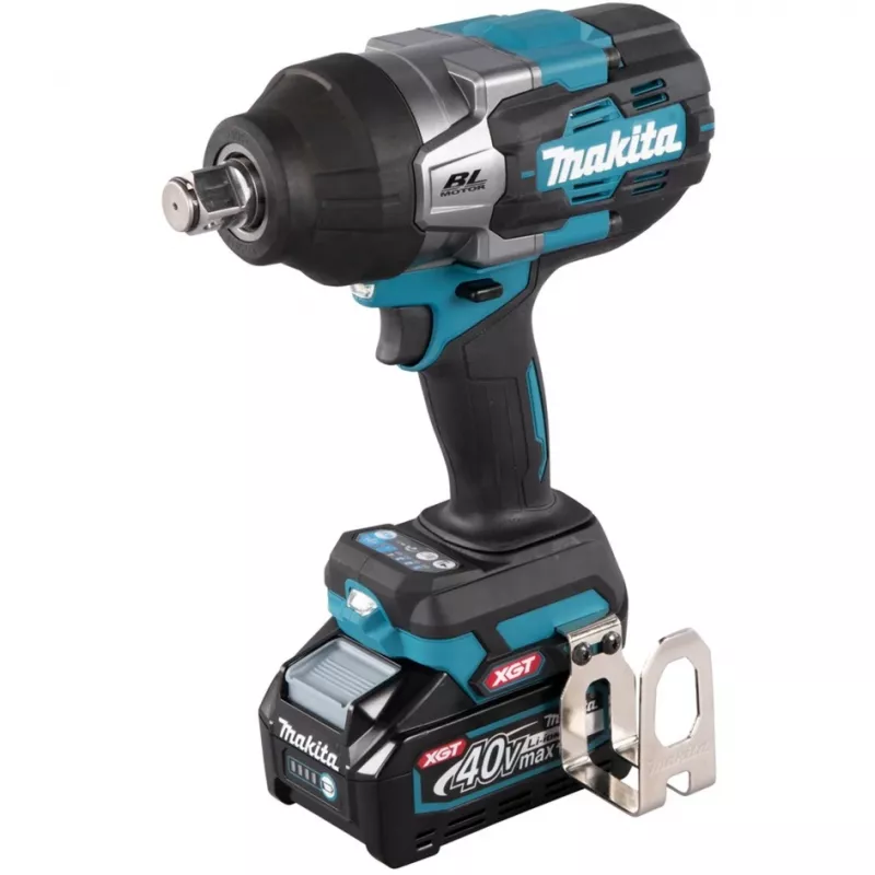 Cordless Impact Wrench TW001GM201 XGT, 40Volt Blue/black, 2x Li-Ion XGT Battery 4Ah, in carry case