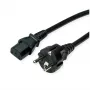 ROLINE Netzkabel CEE7/7 gerade+ IEC-C13 gerade 1.8m - Strom/Netzteil - 1.8 m 19.08 - Strom/Netzteil - 1,8 m