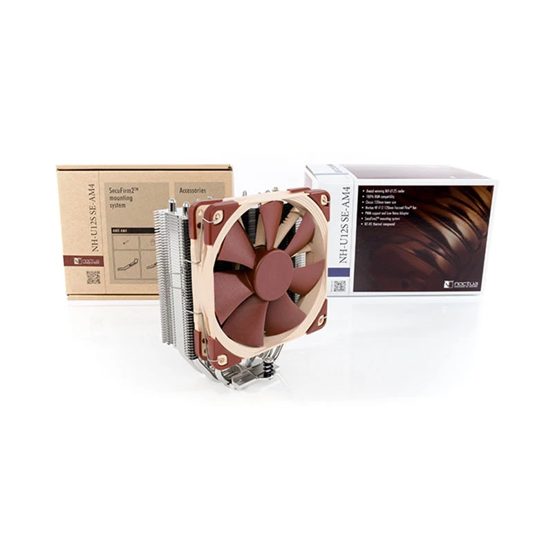 Cooler Noctua NH-U12S SE-AM4 Beige Brown Stainless Steel