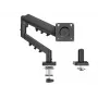Monitor arm TRACER Pivot Master TRAUCH47659 — adjustable height, tilt/rotate, VESA 100×100, up to 9 kg, for 13–32 inch screens, desk mount, black