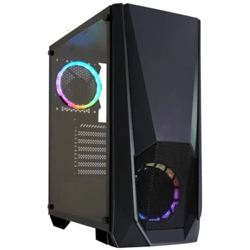 Xilence Xilent Blast X505.ARGB Gaming PC Enclosure, RGB ATX Midi Tower, black (XG141)