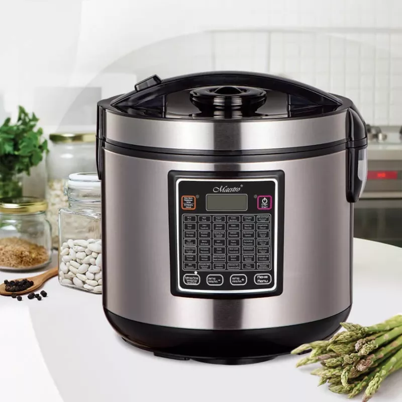 Multicooker Maestro MR-793 5 L, 900 W, Stainless Steel/Black, 42 Auto Programs, 40–160°C