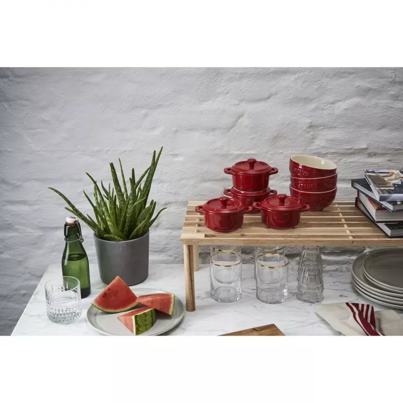 Staub Mini Cocotte Round, 4 pcs. - 200 ml, Red