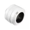 Fitting Alphacool 17484, brass, white, 23 mm height, 26 mm diameter, pack of 6