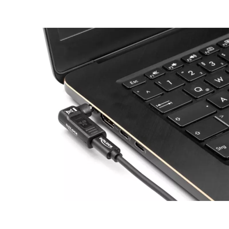 DeLOCK Adapter USB Type-C female to HP 4.8 x 1.7 mm male 90° angled