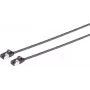Networking Cable S/CONN 08-47025 1m Cat8.1 U/FTP Black