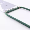 Phone necklace case Lookabe for iPhone 7/8 Plus — gold with green strap