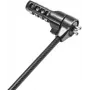 Cable lock EUROLITE KG-180Z with combination lock — portable steel cable security for equipment