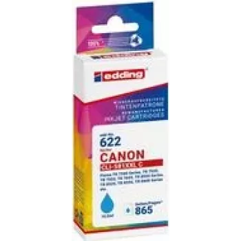 edding printer cartridge EDD-622 cyan compatible with Canon CLI-581XXL C