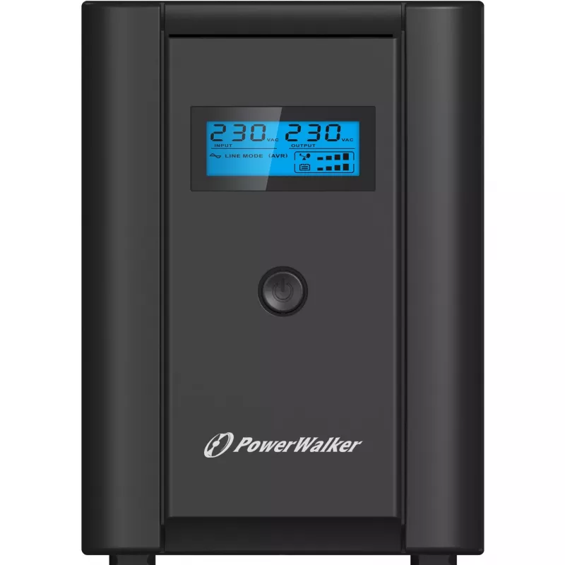 PowerWalker VI 2200 LCD/IEC uninterruptible power supply (UPS) Line-Interactive 2.2 kVA 1200 W 6 AC outlet(s)