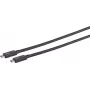 USB-C cable ShiverPeaks 13-72025 Type-C to Type-C TB4 UltraFlex 1 m