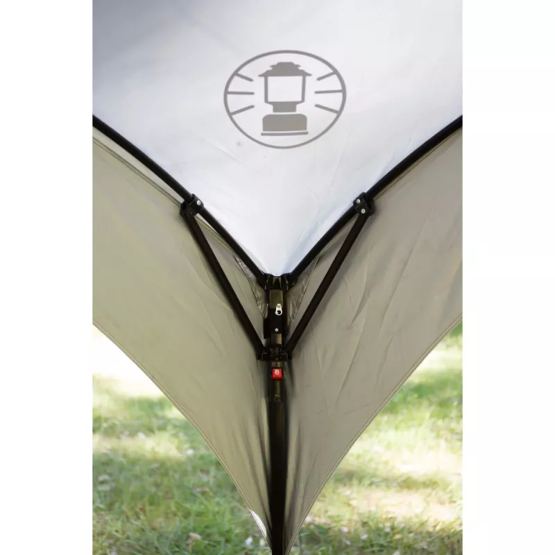 FastPitch Event Shelter XL, Pavillon Silver/dark blue, 4,5 x 4,5 Meter