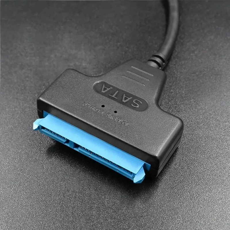 Adapter QOLTEC 51855 — external M.2 NVMe/NGFF to USB 3.0 adapter, 10 Gb/s, for 2.5 inch/M.2 drives, black