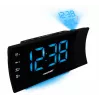 Blaupunkt CRP81USB Clock Radio with Projection and USB Charging, Black