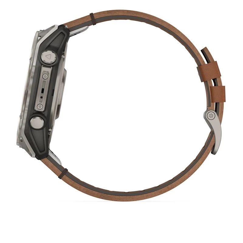 Garmin Fenix 8 3.56 cm (1.4) AMOLED 51 mm Digital 454 x 454 pixels Touchscreen Titanium Wi-Fi GPS (satellite)