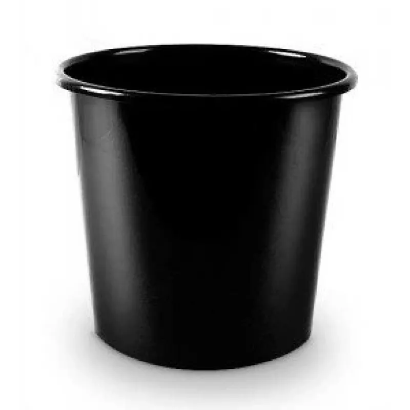 Trash bin Forpus, 11l, black, plastic