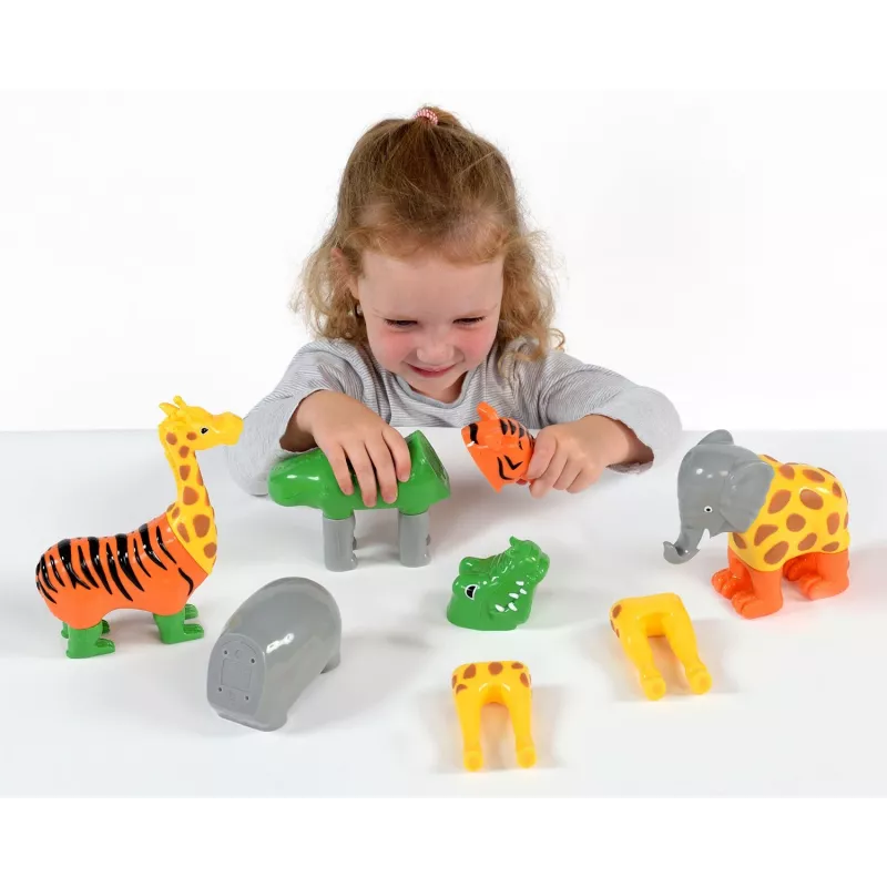 Animal Popular Playthings Magnetic Mix or Match Animals Multicolour