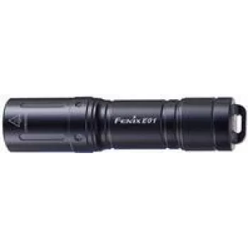 Hand flashlight Fenix E01 V2.0 Black LED 100 lm IP68
