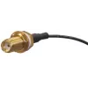 Coaxial Cable MikroTik ACSMAUFL SMA Female Straight 1m Black