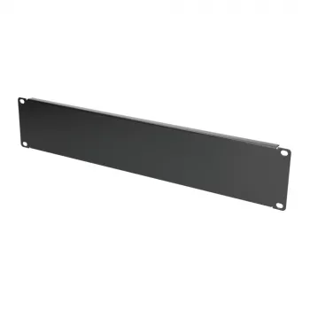 Rack blanking panel Extralink Front Blank Panel 2U 19 inch Black, steel housing