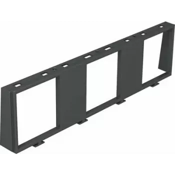 OBO Bettermann Mounting Frame MT45V3 graphite black (7408672)