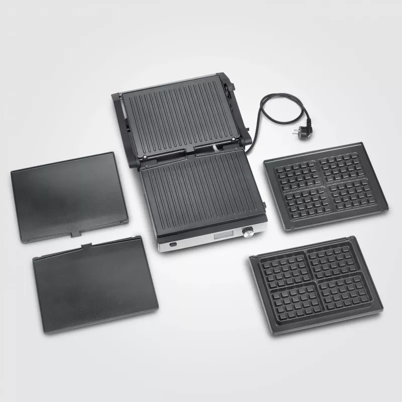 Contact Grill Severin KG 2380 Black Silver 2000W Stainless Steel
