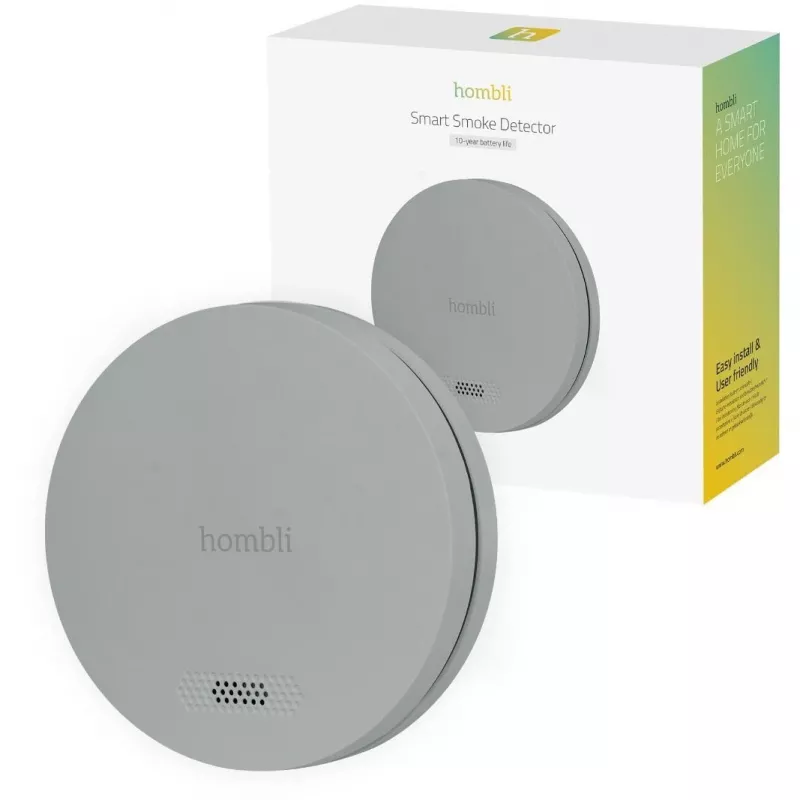 Smoke Detector Hombli HBSA-0108 Wireless Photoelectrical 3V Lithium