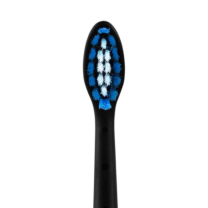 Toothbrush heads silk'n SYR4PEUZS001 — 4 replacement heads, black, medium bristles