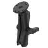 Double Socket Arm with Round Ball Plate RAM Mounts RAM-103U