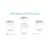 Duux Beam Mini Anti-calc and Antibacterial Humidifier Filter Capsules, 2 Pack