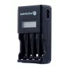 Battery charger everActive NC450B — 4‑cell AAA charger, 110/230V AC, black