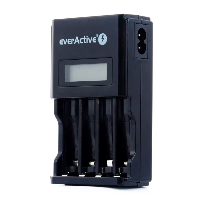 Battery charger everActive NC450B — 4‑cell AAA charger, 110/230V AC, black
