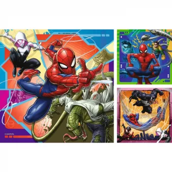 Puzzle 3x49 pieces Spiderman