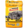 Clumping Cat Litter super benek Super Benek Compact Natural 25 L — bentonite granules, grey, biodegradable, odor-eliminating