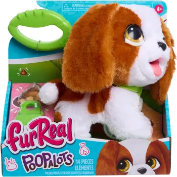 furReal Poop-a-Lots Cavalier King Charles Spaniel, Plush Toy