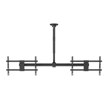 Ceiling mount MACLEAN MC-111 B for two TVs, max load 2×40 kg, max VESA 600×400