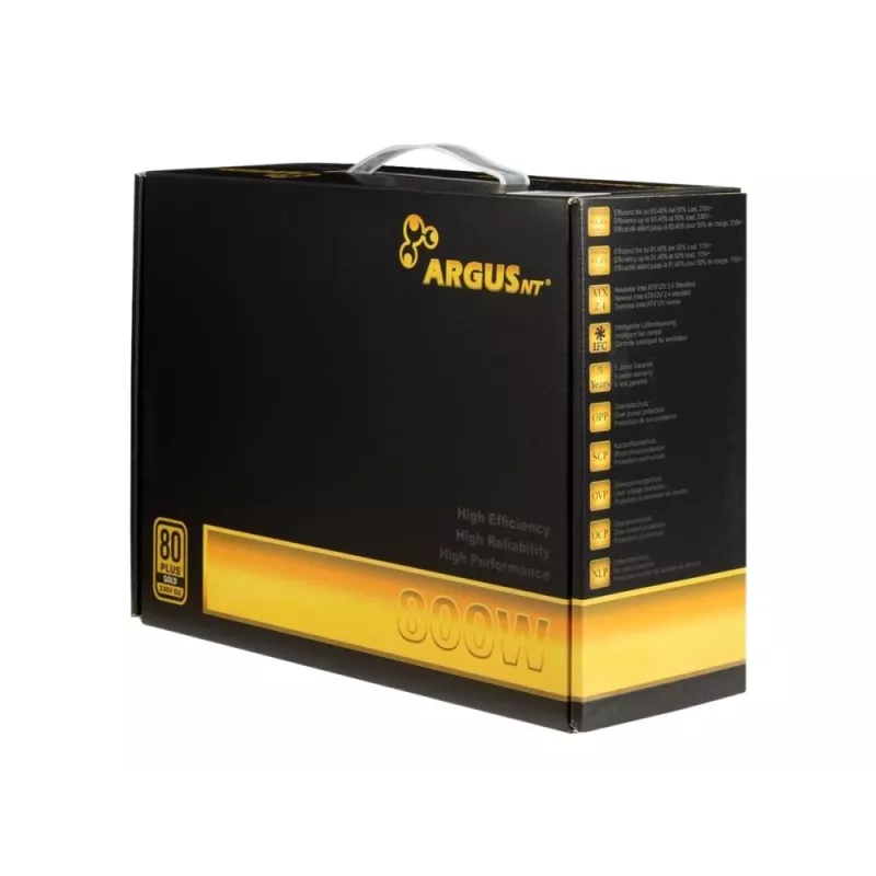 Power Supply Inter-Tech Argus GPS-800 800W, 80+ Gold, ATX, 14cm Fan