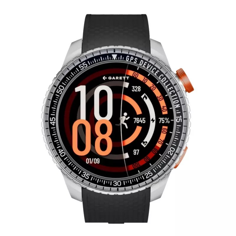 Smartwatch Garett Compass GPS silver — Garett Compass GPS srebrny