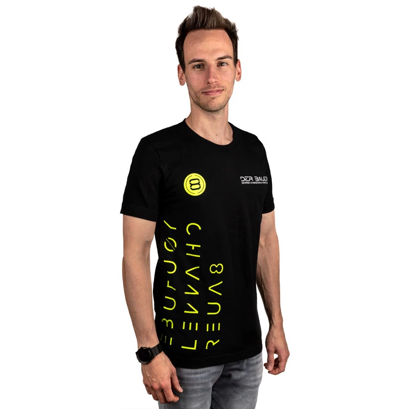 T-shirt der8auer YT-Design, size M, cotton blend casual wear