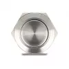 Pushbutton switch DeLOCK 22040 2P Nickel Stainless steel 250V 5A