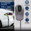 EV charging station QOLTEC 52430 22 kW Wi‑Fi RFID 3‑phase, 32 A, Type 2, IP54