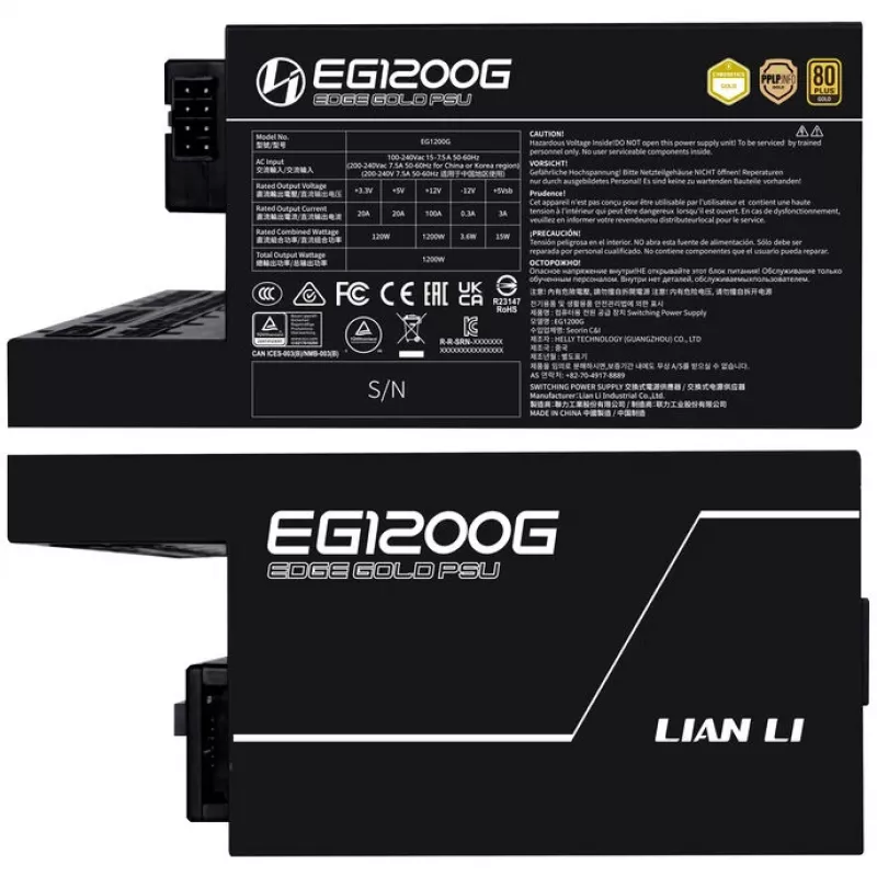 Power Supply Unit Lian Li EG1200G 1200 W