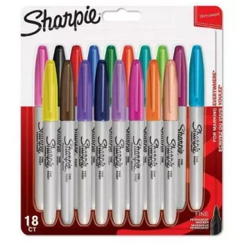 Sharpie Fine marker 18 pc(s) Fine tip Multicolour
