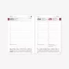 Planning notebook Buroodisain 241728-003 A5 green 2026 – dated planner, A5 size, yearly 2026